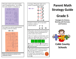 Fifth Grade - Cobb County School District