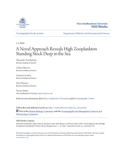 A Novel Approach Reveals High Zooplankton Standing