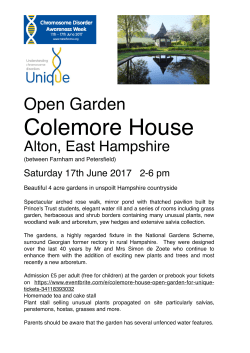Open Garden for Unique