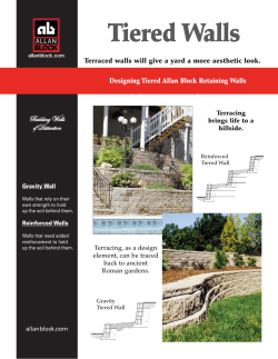 Terraced Retaining Walls - Retaining walls by Allan Block