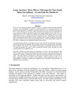 Large-Aperture, Three-Mirror Telescopes for Near