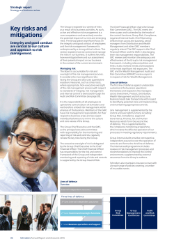 Key risks and mitigations