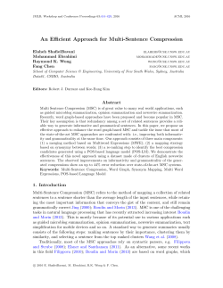 An Efficient Approach for Multi