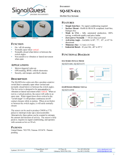 SQ-SEN-6XX - SignalQuest