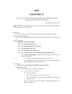 2003, c.41 - Queen`s Printer