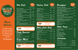 menu idea w-logo - Delaware Sub Shop