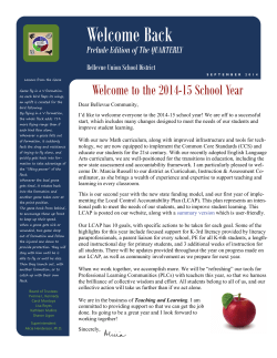 Prelude - Bellevue Union School District
