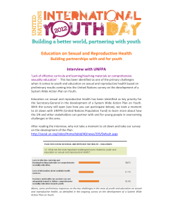 Education on Sexual and Reproductive Health