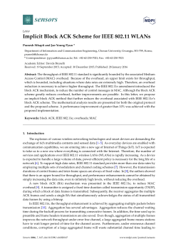 Implicit Block ACK Scheme for IEEE 802.11 WLANs