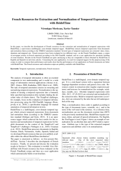 French Resources for Extraction and Normalization of Temporal