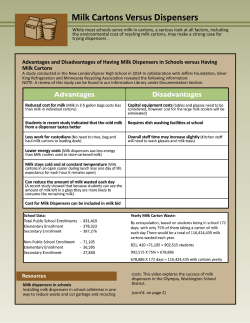 31 Milk Cartons vs Dispensers