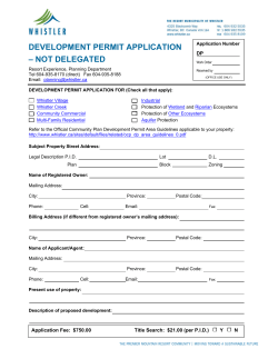 development permit application – not delegated