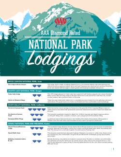 national park - AAA Newsroom