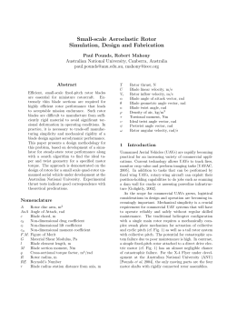 Small-scale Aeroelastic Rotor Simulation, Design and Fabrication