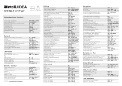 default keymap