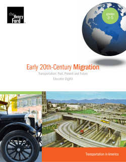 Early 20th-Century Migration