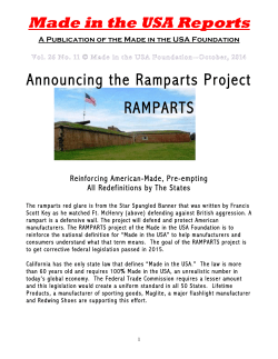 Made in USA Reports Nov 2014
