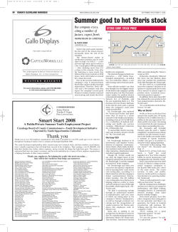 issue pdf:09292008 - Crain`s Cleveland Business