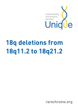 18q deletions from 18q11.2 to 18q21.2