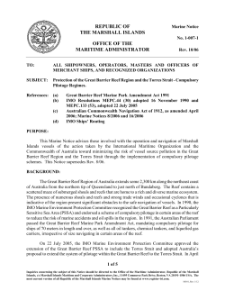 republic of the marshall islands office of the maritime - KR-CON