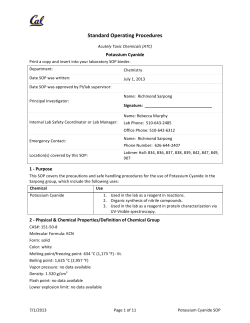 Potassium Cyanide Sarpong