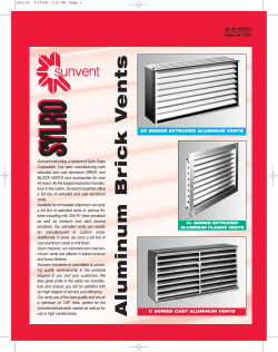 Aluminum Brick V ents