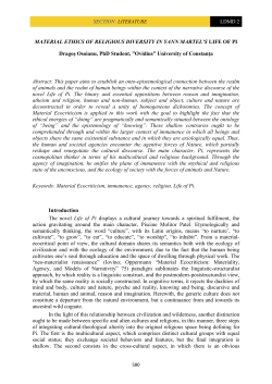 MATERIAL ETHICS OF RELIGIOUS DIVERSITY IN YANN