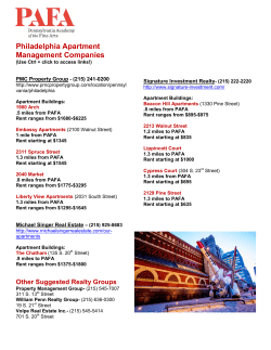 Philadelphia Apartment Management Companies