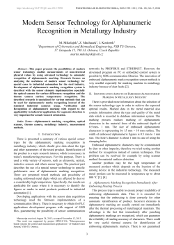 Print this article - Elektronika ir Elektrotechnika