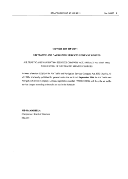 Air Traffic and Navigation Services Company Act