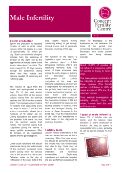 Male Infertility - Concept Fertility Centre