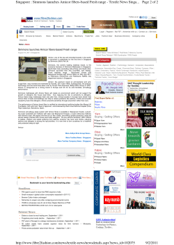Page 2 of 2 Singapore : Simmons launches Amicor fibers