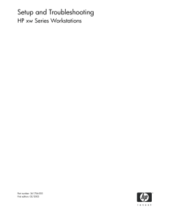 HP xw Series Workstations