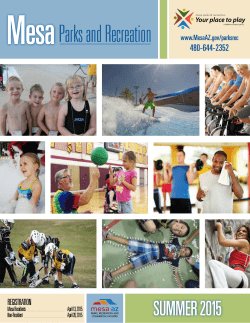 Parks and Recreation - Mesa Public Schools