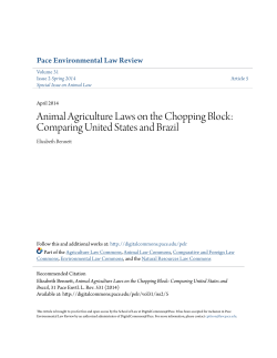 Animal Agriculture Laws on the Chopping Block: Comparing United