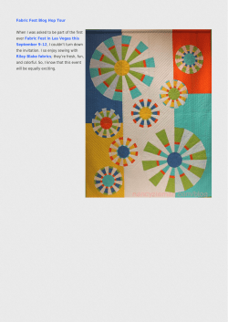 Fabric Fest Blog Hop Tour