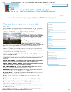 Think Business. Think Chicago. Chicago Keeps