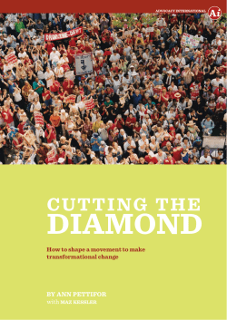 Cutting the Diamond - Advocacy International