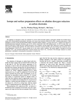 Isotope and surface preparation effects on alkaline dioxygen