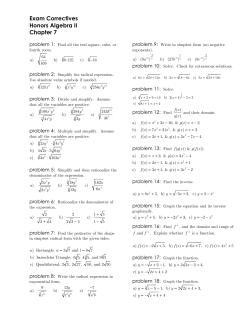 Exam correctives ch 7