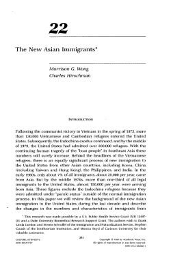 The New Asian Immigrants - University of Washington