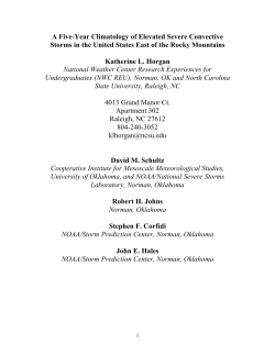A Five-Year Climatology of Elevated Severe Convective