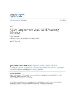 A New Perspective on Visual Word Processing