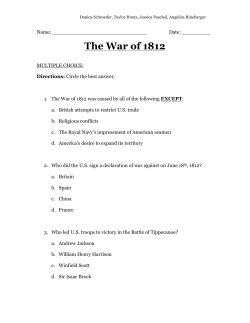 The War of 1812