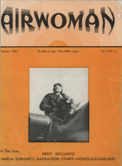 In This Issue FIRST! EXCLUSIVE! AMELIA EARHART`S