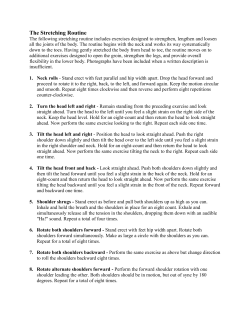 The Stretching Routine