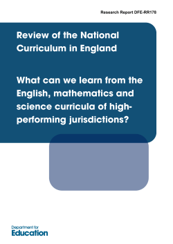 National Curriculum Review
