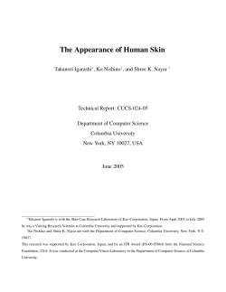 The Appearance of Human Skin - Columbia CS