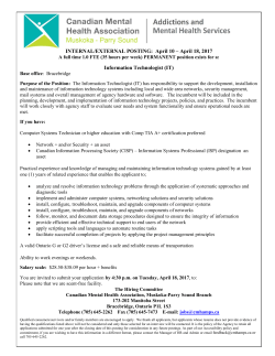 SIMULTANEOUS INTERNAL/EXTERNAL POSTING (Jan 30