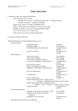 Safety Data Sheet